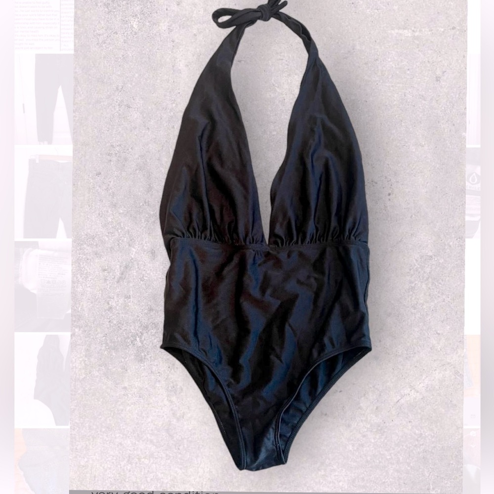 American Apparel Black Bodysuit or swimsuit Large - new condition.